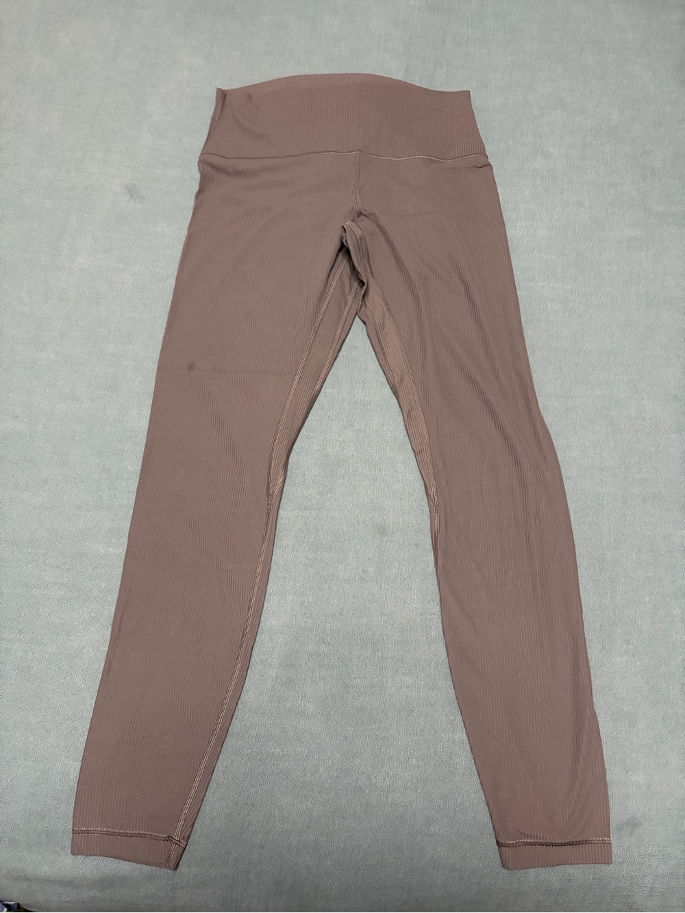 lululemon athletica Ribbed High-Waist Leggings in Mauve